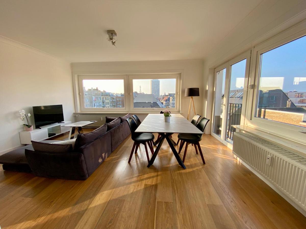 Luxury 3 Bedroom Apartment On The Top Floor With Panoramic View Οστένδη Εξωτερικό φωτογραφία